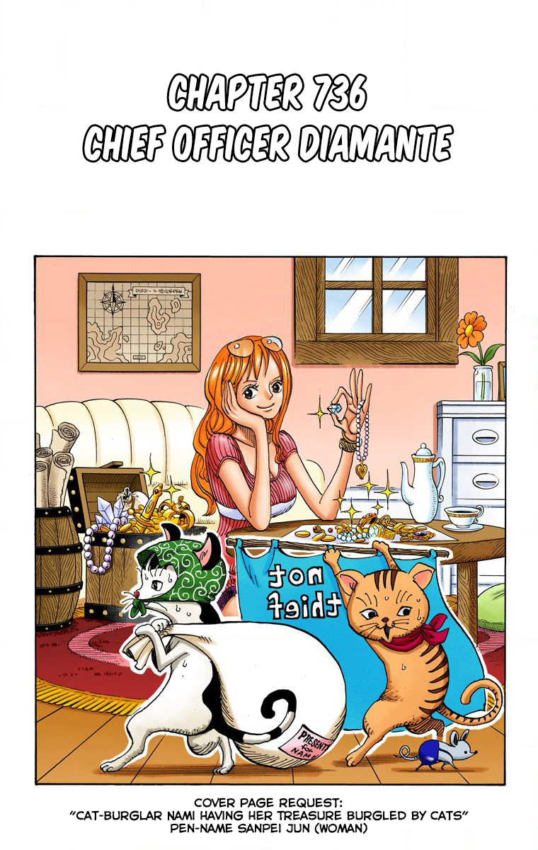 One Piece - Digital Colored Comics Chapter 736 2